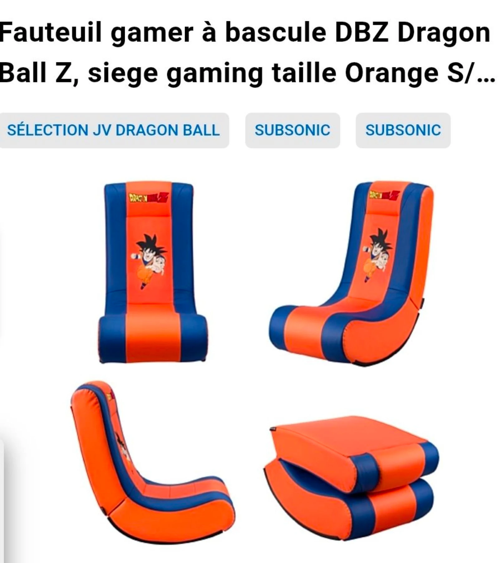 Junior gaming rocking chair – photo 2